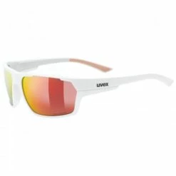 Uvex Sportstyle 233 Polavision Sport / Freizeit Brille Matt Weiß/mirror Rot