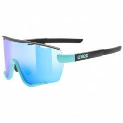 Uvex Sportstyle 236 Set Fahrrad / Sport Brille Matt Schwarz/türkis/mirror Blau