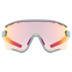 Uvex Sportstyle 236 Set Fahrrad / Sport Brille Matt Silicium Grau/mirror Rot -Brillen Verkäufe S5330045516F1