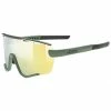 Uvex Sportstyle 236 Set Fahrrad / Sport Brille Matt Grün/schwarz/mirror Gelb