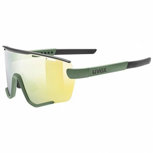 Uvex Sportstyle 236 Set Fahrrad / Sport Brille Matt Grün/schwarz/mirror Gelb 3 Uvex Sportstyle 236 Set Fahrrad / Sport Brille Matt Grün/schwarz/mirror Gelb