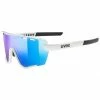 Uvex Sportstyle 236 Set Small Fahrrad / Sport Brille Matt Weiß/schwarz/mirror Blau -Brillen Verkäufe S5330058116Main