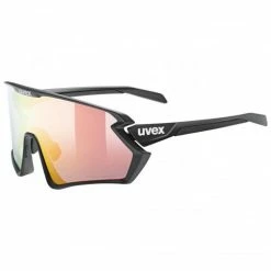 Uvex Sportstyle 231 2.0 V Fahrrad / Sport Brille Matt Schwarz/litemirror Rot