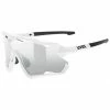 Uvex Sportstyle 228 V Fahrrad / Sport Brille Weiß/litemirror Silberfarben