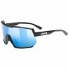 Uvex Sportstyle 235 P Fahrrad / Sport Brille Matt Schwarz/mirror Blau -Brillen Verkäufe S5330322240Main