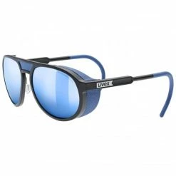 Uvex Mtn Classic CV Outdoor / Bergsport Brille Matt Schwarz/mirror Blau