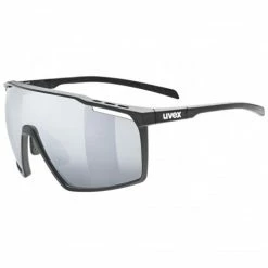 Uvex Mtn Perform Outdoor / Sport Brille Matt Schwarz/mirror Silberfarben