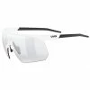 Uvex Pace One V Fahrrad / Sport Brille Weiß/litemirror Silberfarben