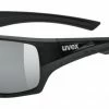 Uvex Sportstyle 222 Pola Fahrrad Brille Schwarz/litemirror Silver