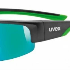 Uvex Sportstyle 215 Fahrrad / Sport Brille Schwarz/grün