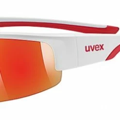 Uvex Sportstyle 215 Fahrrad / Sport Brille Weiß/rot