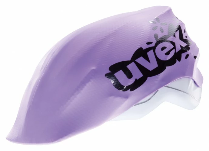 Uvex Aero Rain Cap Fahrrad Helm Überzug Lila/schwarz 3 Uvex Aero Rain Cap Fahrrad Helm Überzug Lila/schwarz