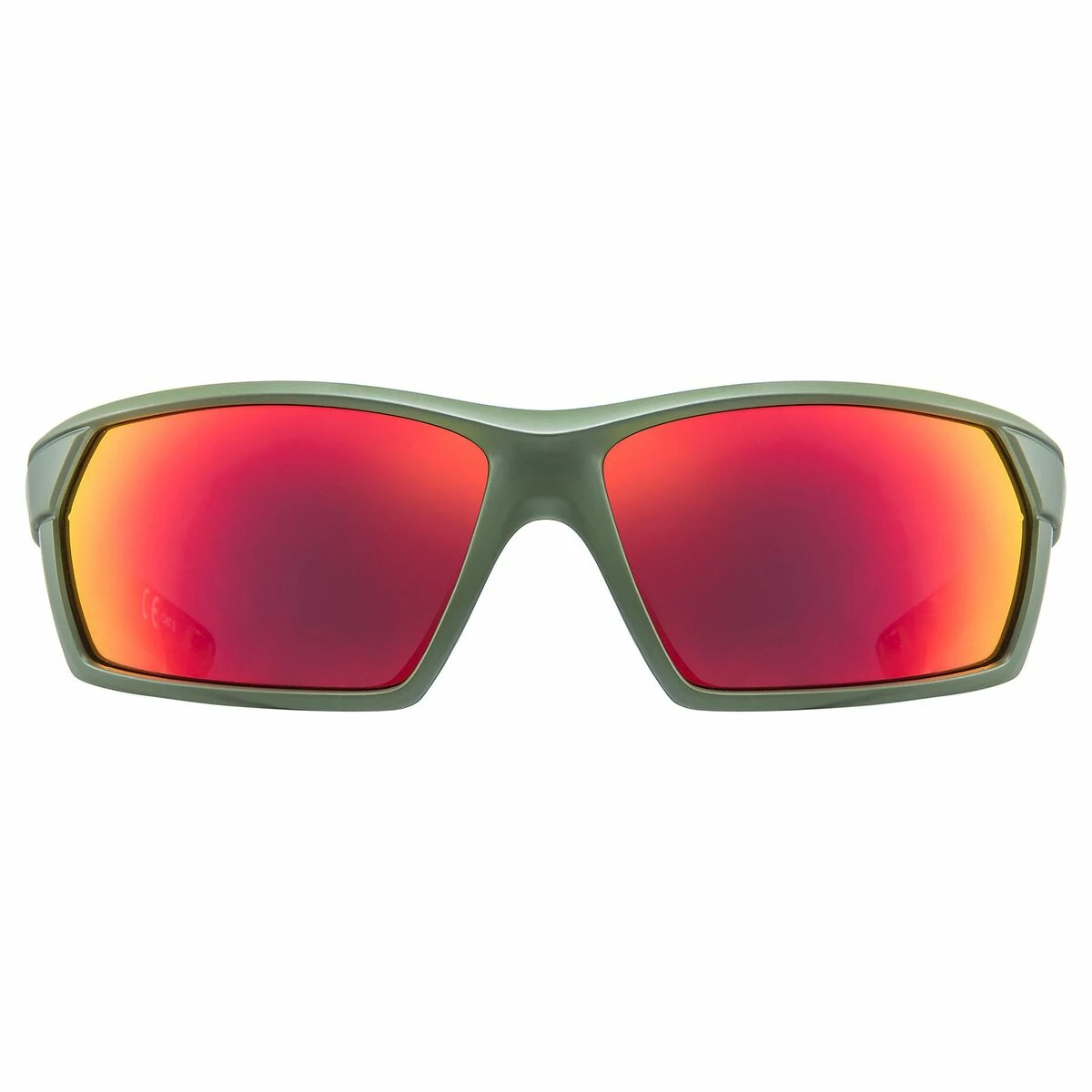 Uvex Sportstyle 225 Fahrrad / Sport Brille Oliv Grün/mirror Rot 4 Uvex Sportstyle 225 Fahrrad / Sport Brille Oliv Grün/mirror Rot – Bild 2