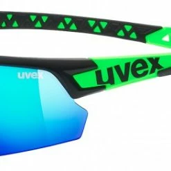 Uvex Sportstyle 224 Wechselscheiben Fahrrad Brille Schwarz/grün