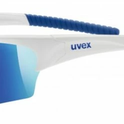 Uvex Sunsation Fahrrad / Sport Brille Weiss/blau